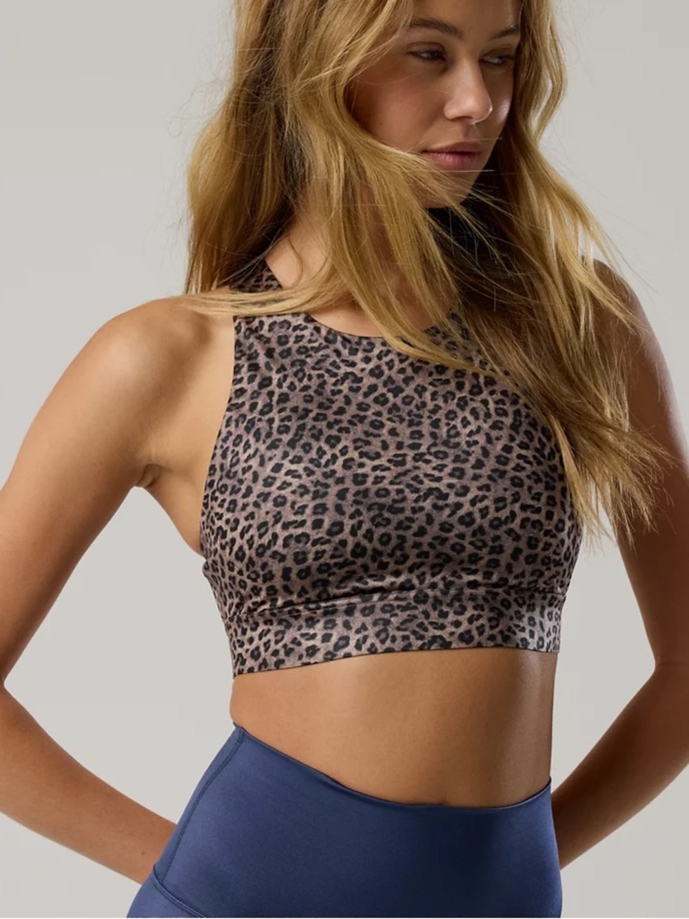 OFFLINE By Aerie Goals Gloss High Neck Sports Bra
